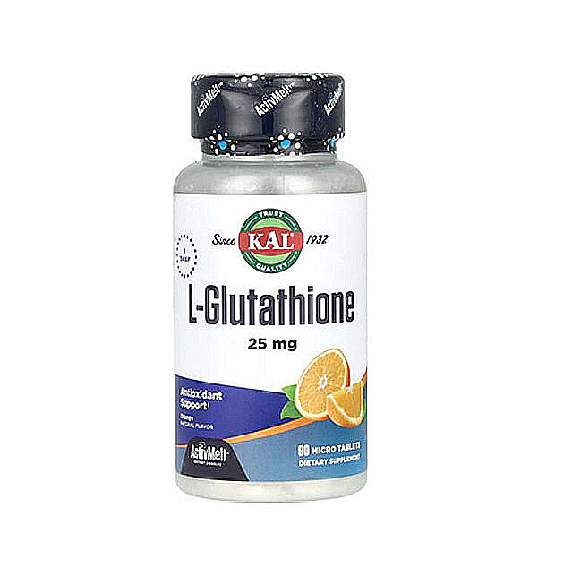 KAL – L-Glutathione, Orange (25mg), 90 Micro Tablets