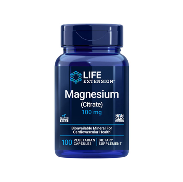 Life Extension – Magnesium Citrate (100mg), 100 Capsules