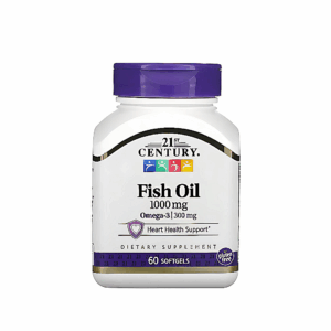 21st Century – Fish Oil (1,000 mg), 60 Softgels