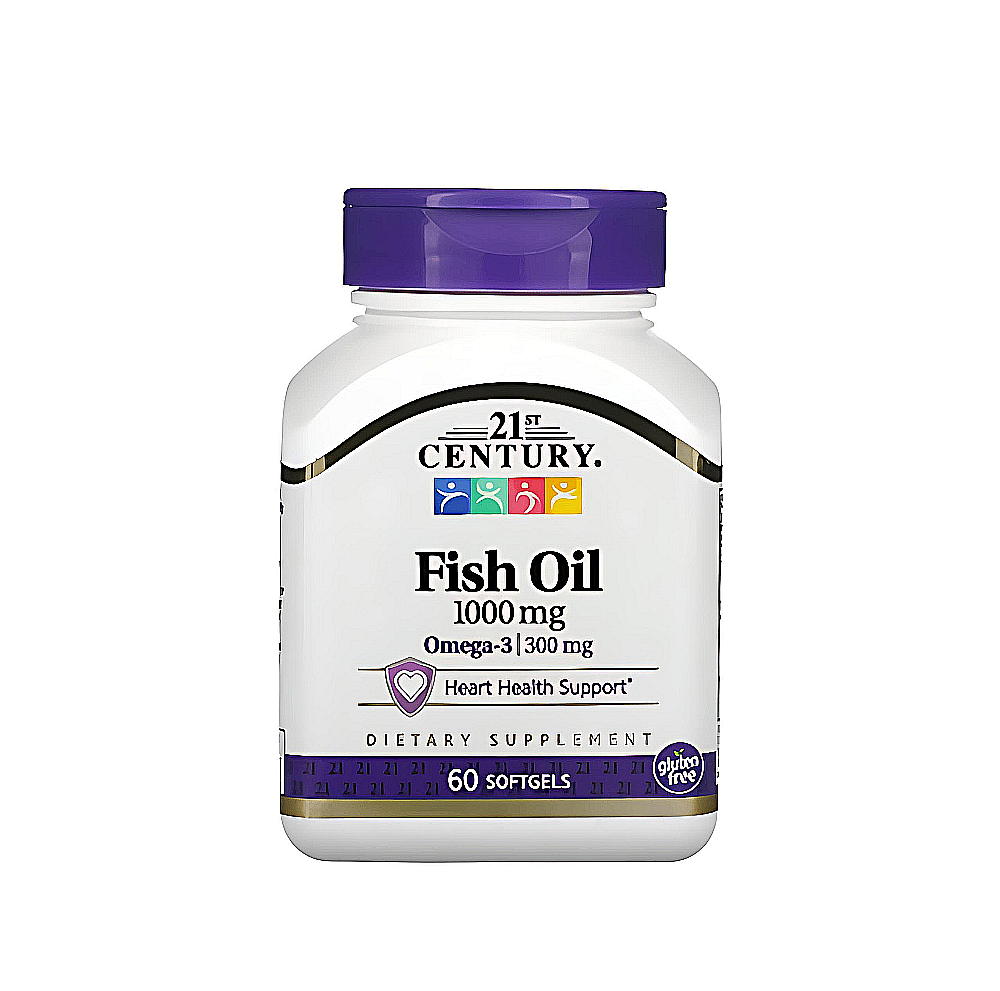 147899_PhotoGrid.png 21st Century – Fish Oil (1,000 mg), 60 Softgels