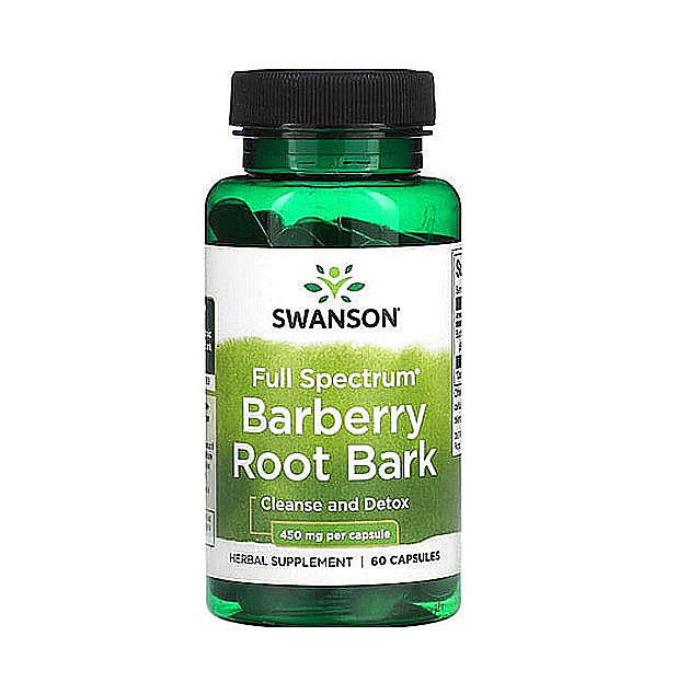 Swanson – Full Spectrum Barberry Root Bark (450mg), 60 Capsules