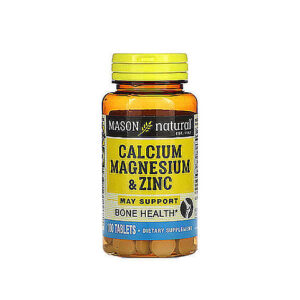 Mason Natural - Calcium Magnesium & Zinc, 100 Tablets