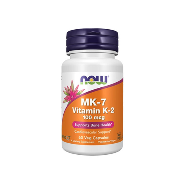 Now Foods – MK-7 K-2 (100mcg), 60 Capsules
