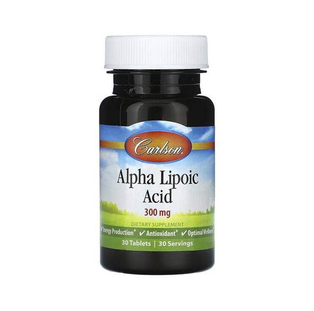 Carlson – Alpha Lipoic Acid, 300 mg, 30 Tablets