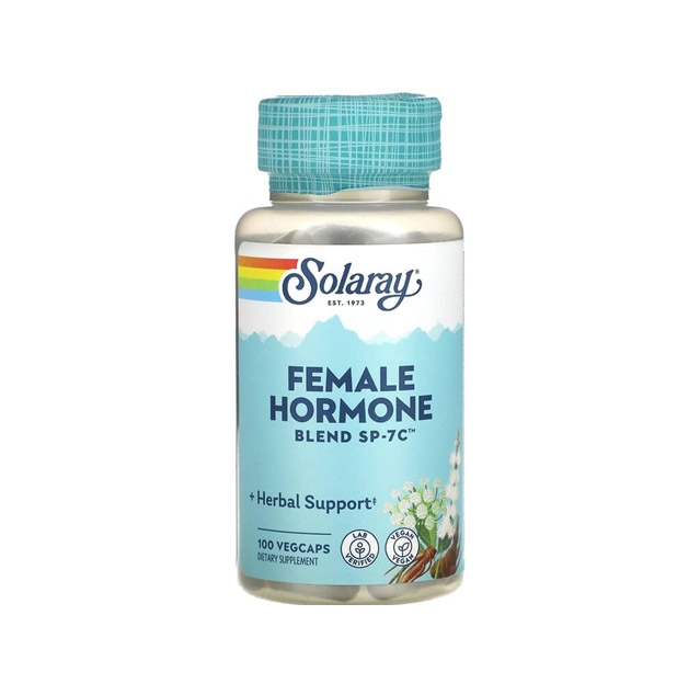 Solaray – Female Hormone Blend SP-7C™, 100 Vegan Capsules