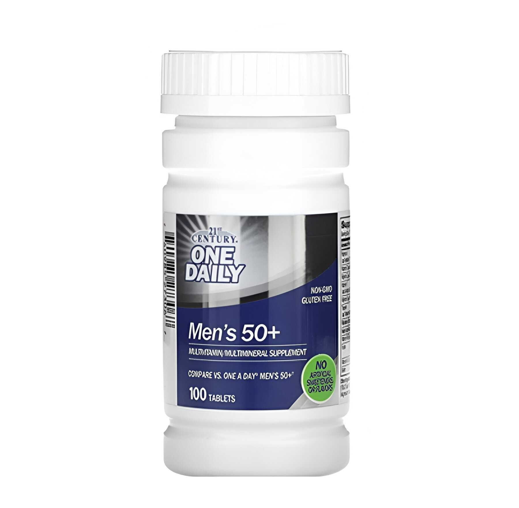 21st Century – One Daily, Men’s 50+, Multivitamin Multimineral, 100 Tablets