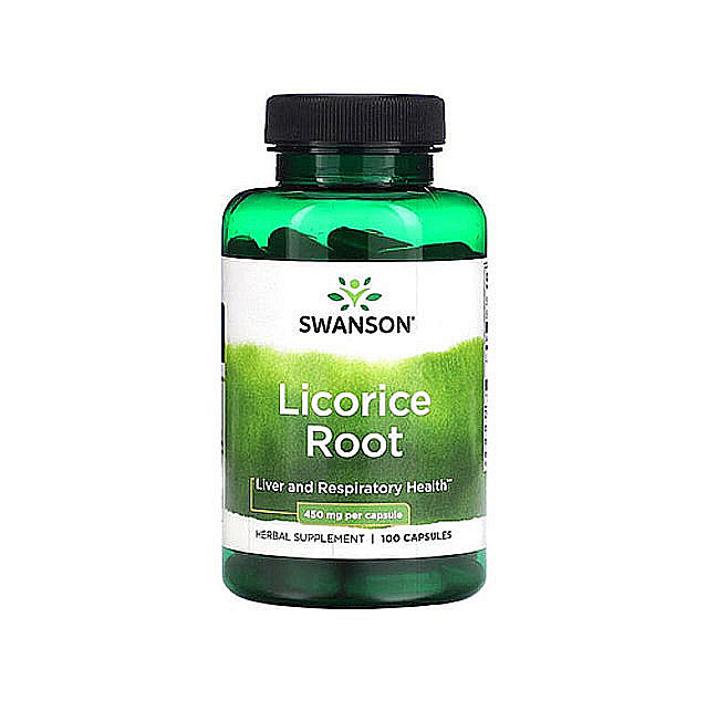 Swanson – Licorice Root (450mg), 100 Capsules