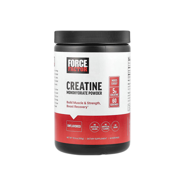 Force Factor – Creatine Monohydrate Powder, Unflavored, 10.6 oz (300 g)
