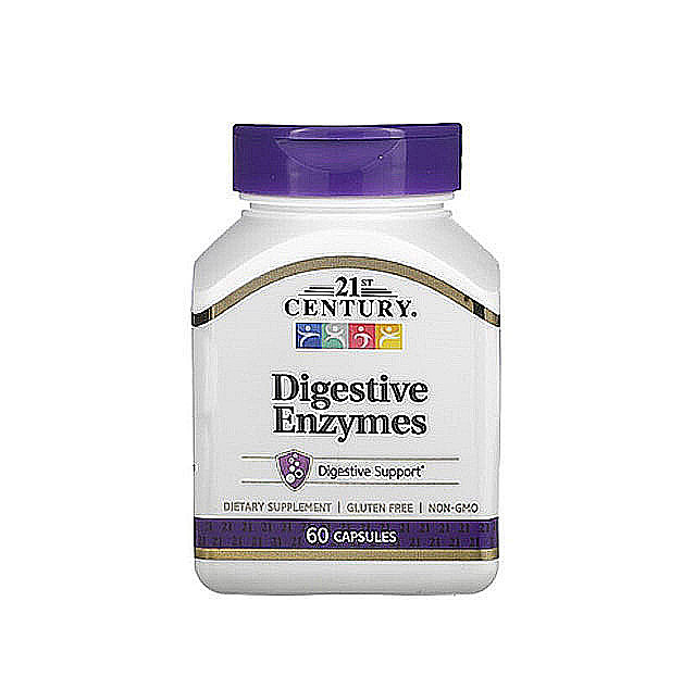 21st Century – Digestive Enzymes, 60 Capsules