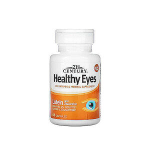 21st Century – Healthy Eyes, Lutein & Zeaxanthin, 60 Capsules