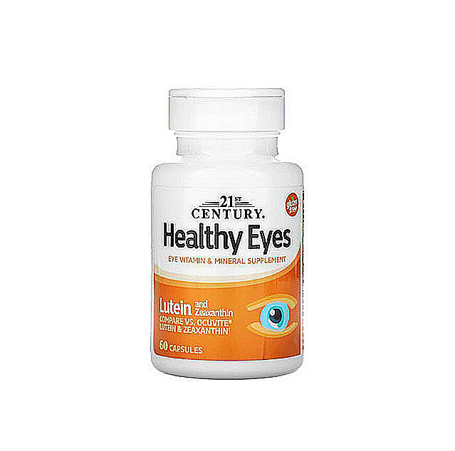 21st Century – Healthy Eyes, Lutein & Zeaxanthin, 60 Capsules