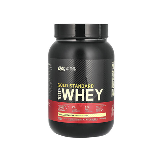 Optimum Nutrition – Gold Standard® 100% Whey, Vanilla Ice Cream, 1.98 lb(899 g)