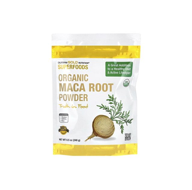 California Gold Nutrition – Superfoods, Certified Organic Peruvian Maca Root Powder, 8.5 oz (240 g)