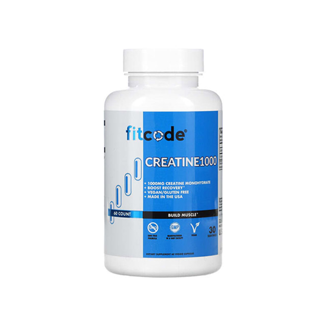 42624330097.jpg Fitcode, Creatine1000 (1,000mg), 60 Veggie Capsules (500mg per Capsule)