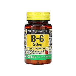Mason Natural – B-6, 100 Tablets
