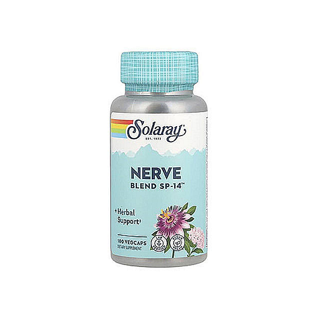 Solaray – Nerve Blend SP-14™, 100 Vegan Capsules