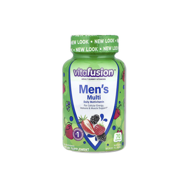 VitaFusion – Men’s Multi Gummies, Natural Berry, 120 Gummies