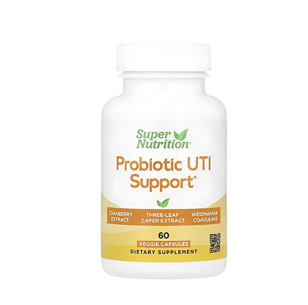 Super Nutrition – Probiotic UTI Support, 60 Veggie Capsules