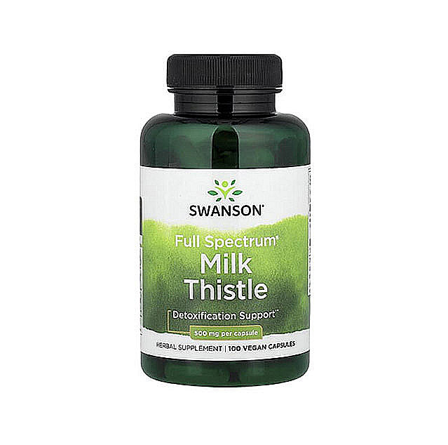 Swanson – Full Spectrum® Milk Thistle (500mg), 100 Vegan Capsules