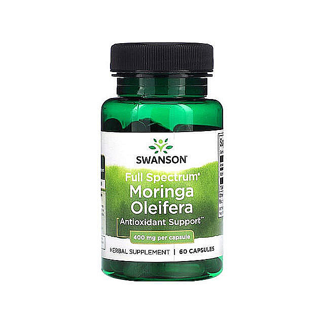 Swanson – Full Spectrum Moringa Oleifera (400mg), 60 Capsules