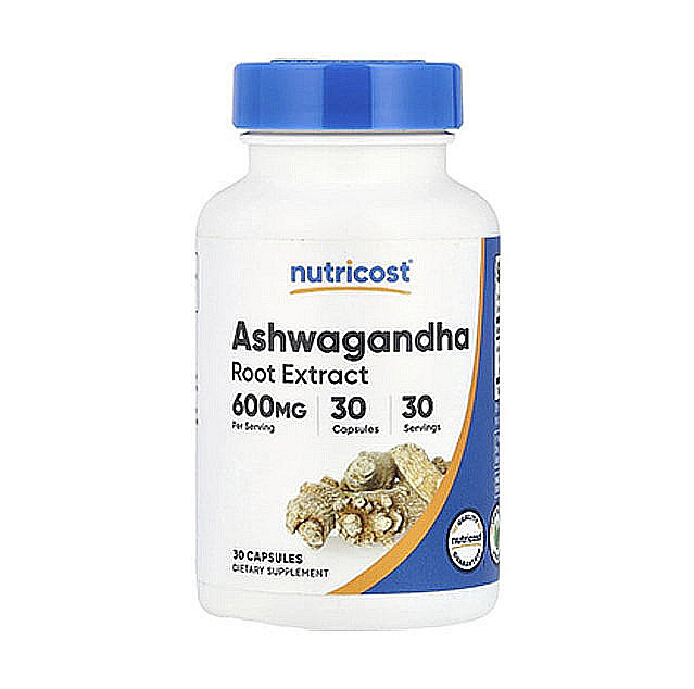 Nutricost – Ashwagandha (KSM-66) Root Extract (600mg), 30 Capsules