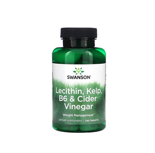 Swanson – Lecithin, Kelp, B6 & Cider Vinegar, 240 Tablets