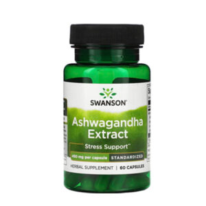 Swanson - Ashwagandha Extract, Standardized (450mg), 60 Capsules