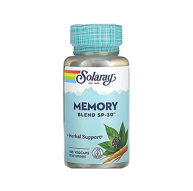 Solaray – Memory Blend SP-30, 100 Vegan Capsules
