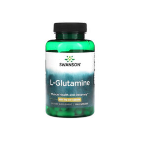 Swanson - L-Glutamine (500mg), 100 Capsules