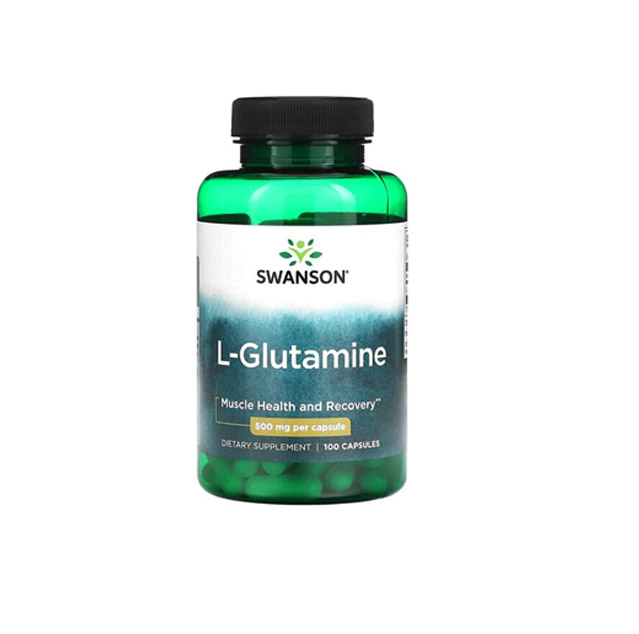 Swanson – L-Glutamine (500mg), 100 Capsules