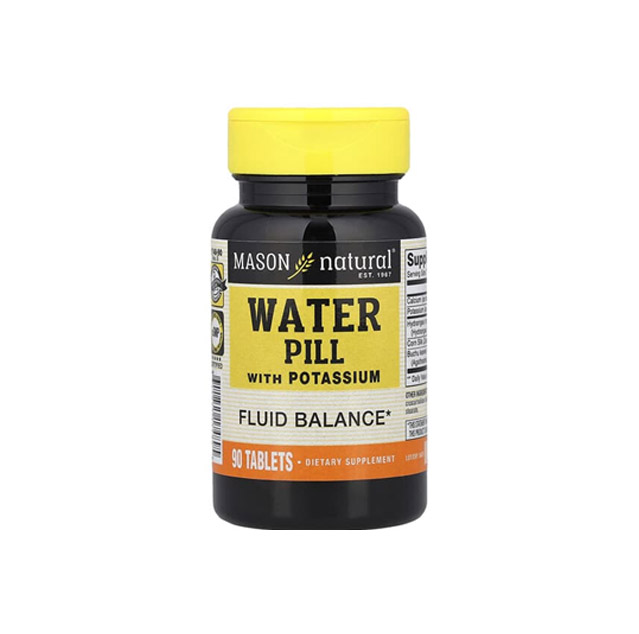 655OOPERE444.jpg Mason Natural – Water Pill with Potassium, 90 Tablets