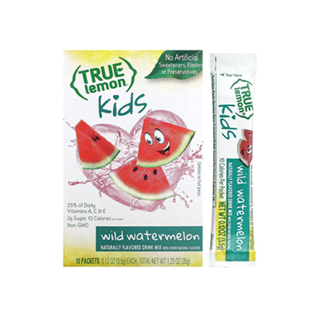 True Citrus True Lemon – Kids Drink Mix, Blue Raspberry, 10 Packets, 0.13 oz (3.6 g) Each