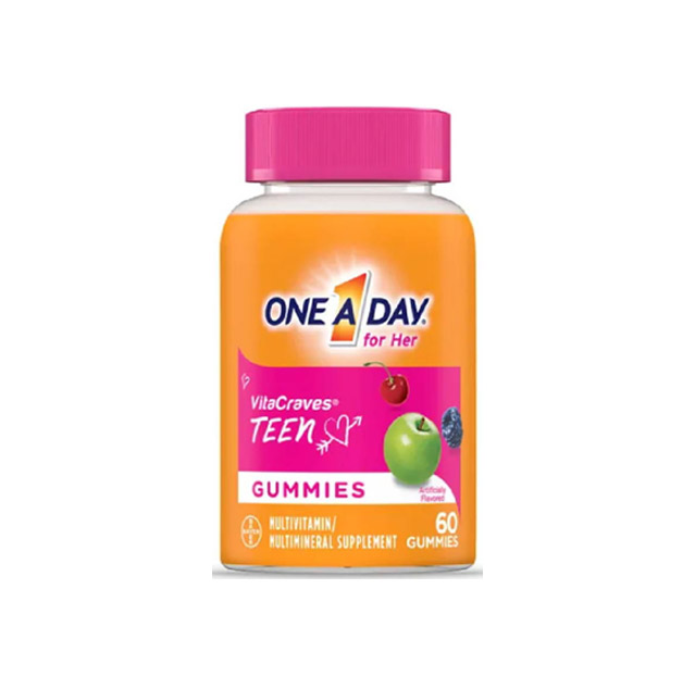 One A Day – Teen For Her Multivitamin Gummies, 60 Gummies