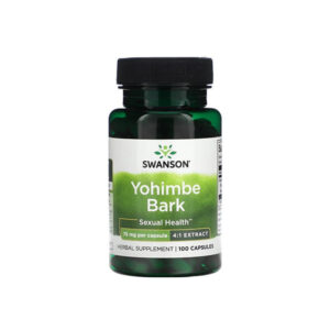 Swanson – Yohimbe Bark (75mg), 100 Capsules