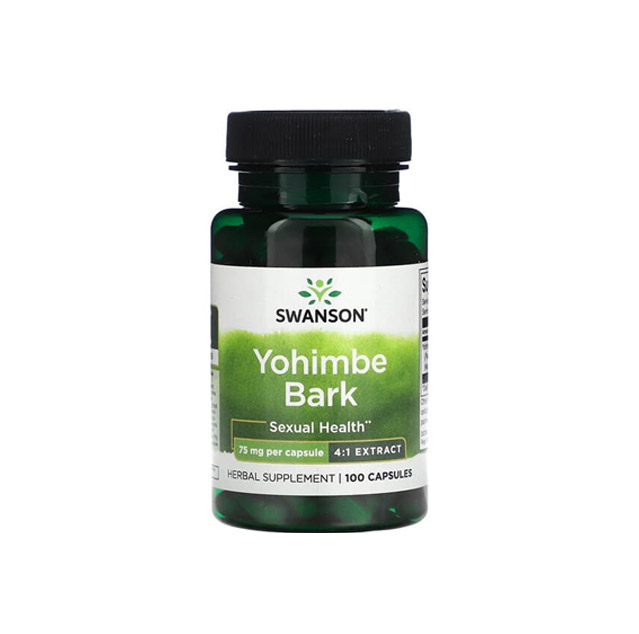 684848446.jpg Swanson – Yohimbe Bark (75mg), 100 Capsules