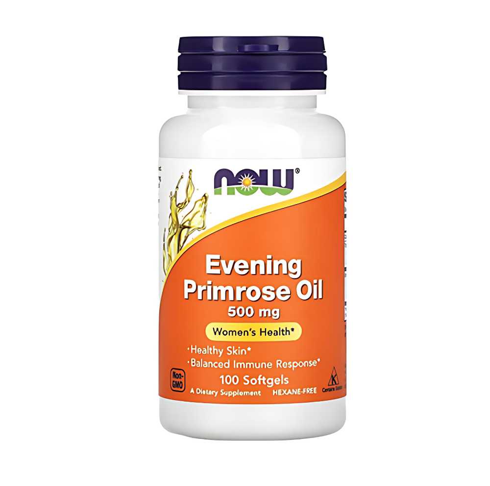 NOW Foods, Evening Primrose Oil, 500 mg, 100 Softgels