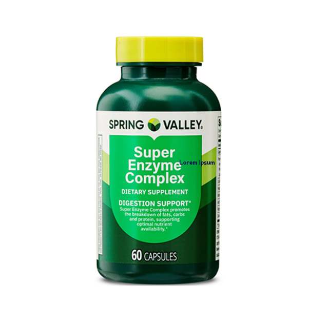 Spring Valley – Super Enzymes, 60 Capsules