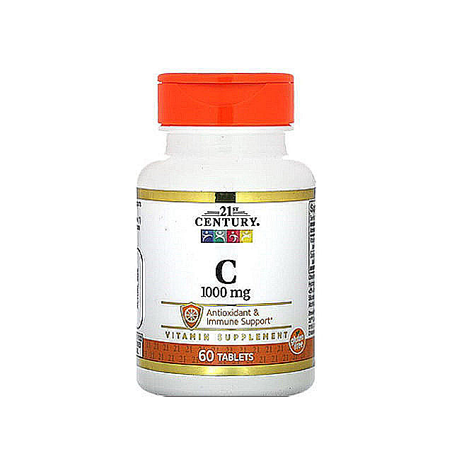 21st Century – Vitamin C (1,000mg), 60 Tablets
