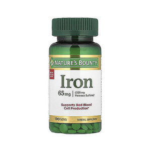 Nature's Bounty - Iron (65mg), 100 Tablets