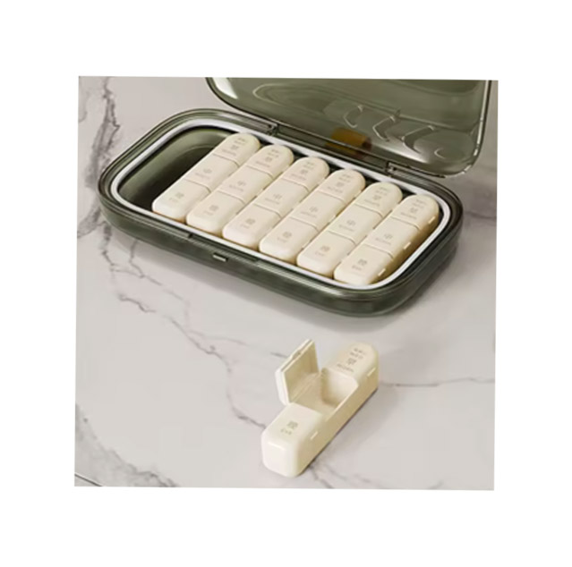 U-Prime Wellness – Detachable, Large Capacity 3x Daily Pills Organizer