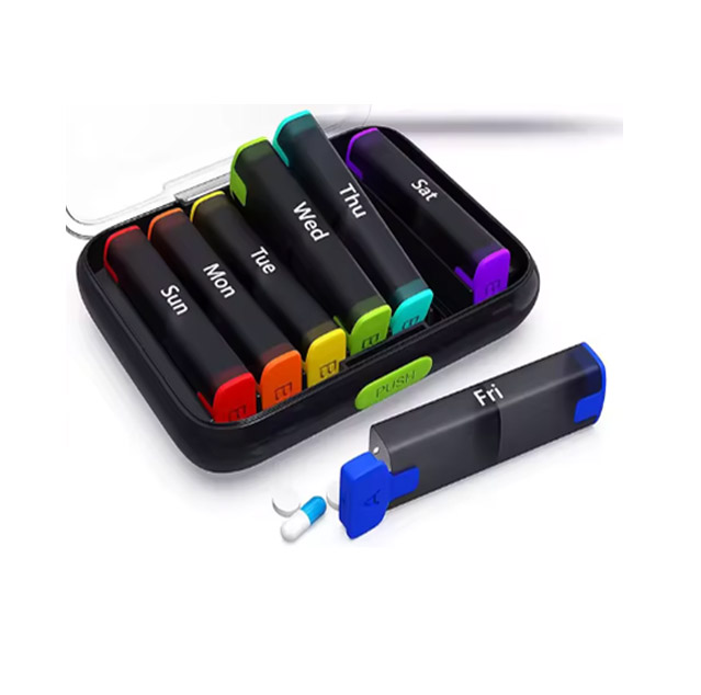 U-Prime Wellness – Twice Daily Pills Organizer With Clear Case