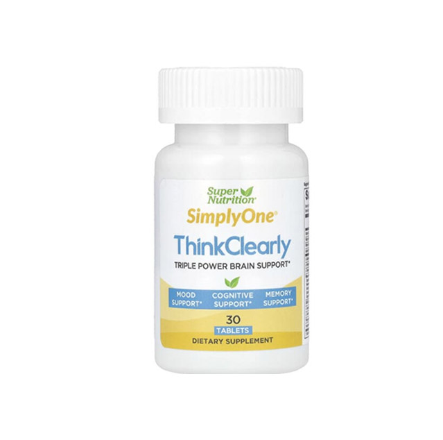Super Nutrition – SimplyOne, Think Clearly, 30 Tablets