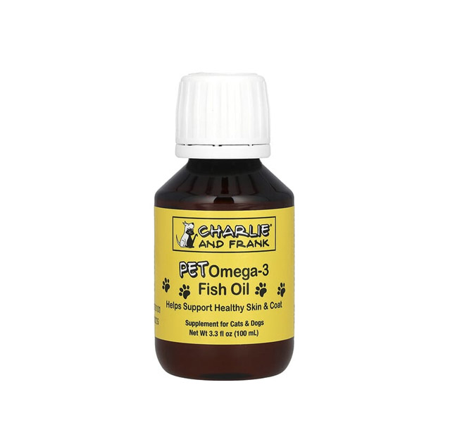 Charlie and Frank – Pet Omega-3 Fish Oil, For Cats & Dogs, 3.3 fl oz (100 ml)