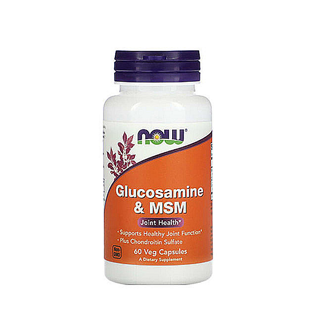 NOW Foods – Glucosamine & MSM, 60 Veg Capsules