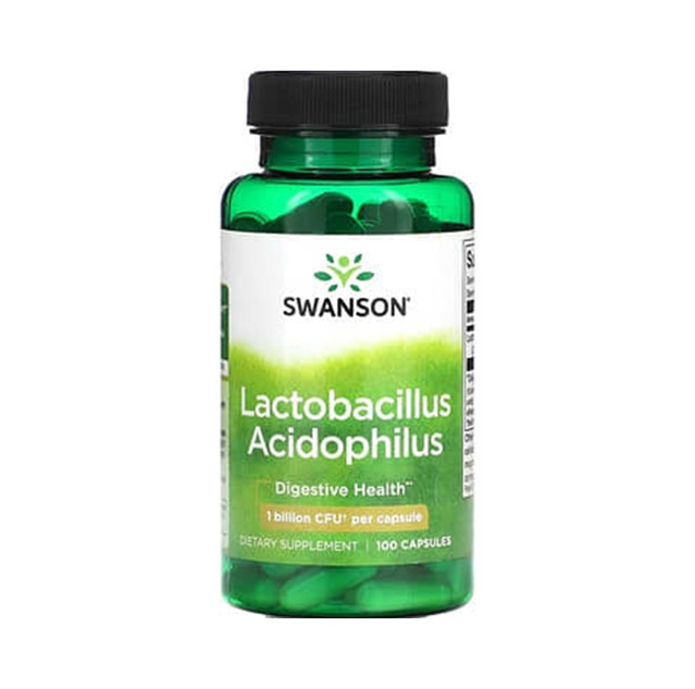 Swanson – Lactobacillus Acidophilus (1 Billion CFU), 100 Capsules