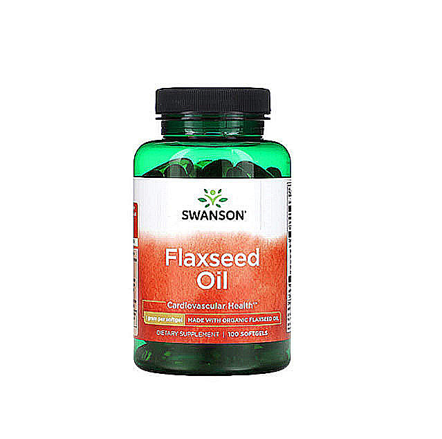 Swanson – Flaxseed Oil (1,000mg), 100 Softgels