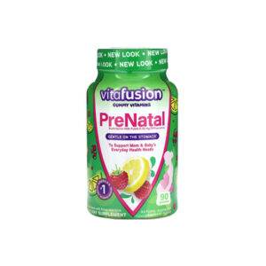 VitaFusion – PreNatal Gummy Vitamins, Natural Raspberry Lemonade, 90 Gummies