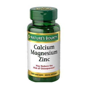 Nature's Bounty - Calcium Magnesium Zinc with Vitamin D3, 100 Coated Caplets