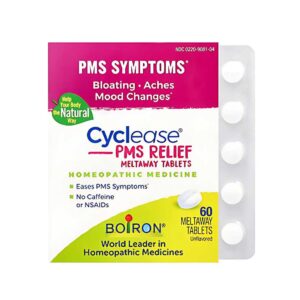 Boiron – Cyclease PMS, Unflavored, 60 Meltaway Tablets