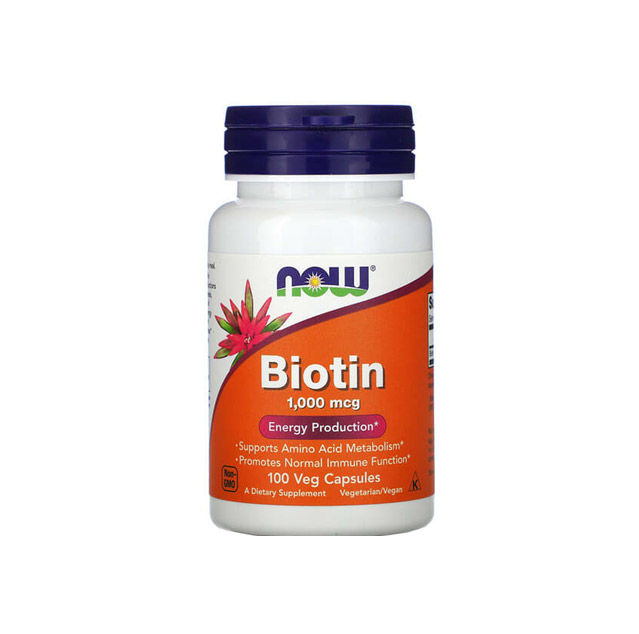 9003363535351.jpg NOW Foods – Biotin (1,000mcg), 100 Veg Capsules